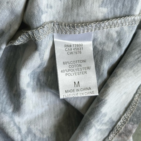 Chaser Floral Cut out Long Sleeve Tee - Picture 6 of 8